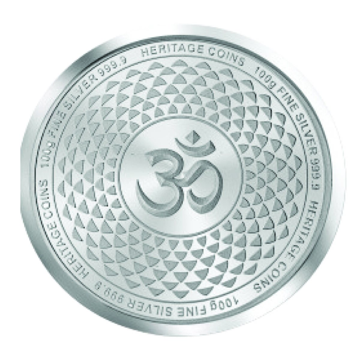 999.9 Pure Lord krishna Silver Colour Coin - Image 2