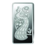 999.9 Pure Peacock  Silver Bar