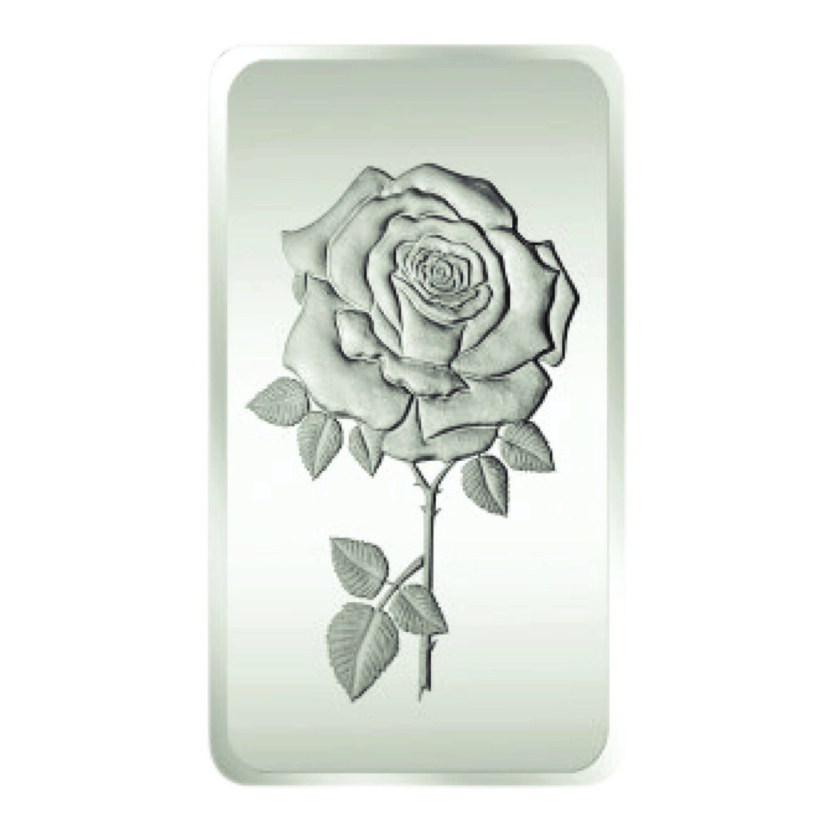 999.9 Pure Rose Silver Bar - Image 1