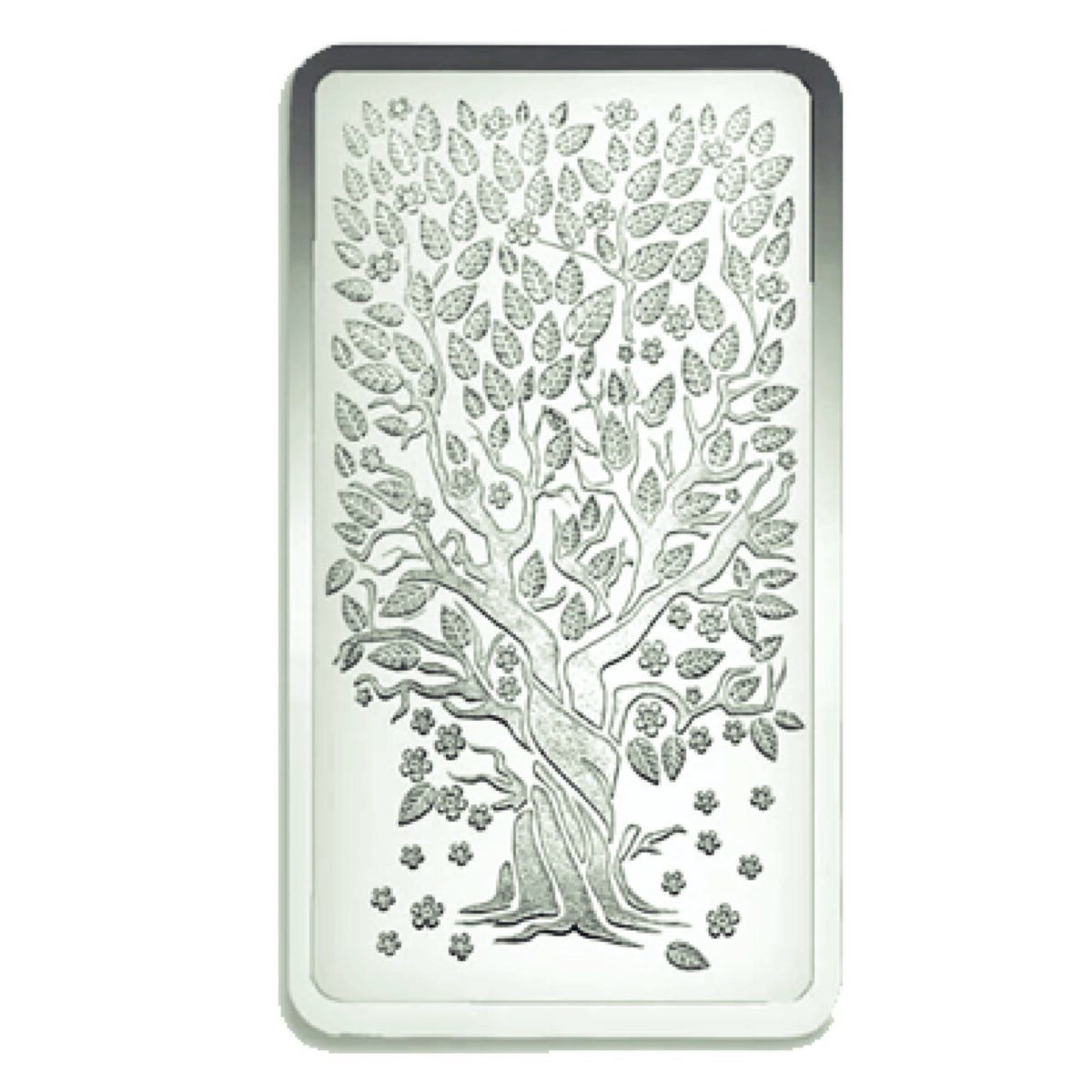 999.9 Pure banyan tree Silver Bar Coin - Image 1