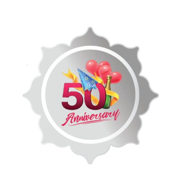 999.9 Pure 50 anniversary  colour silver coin