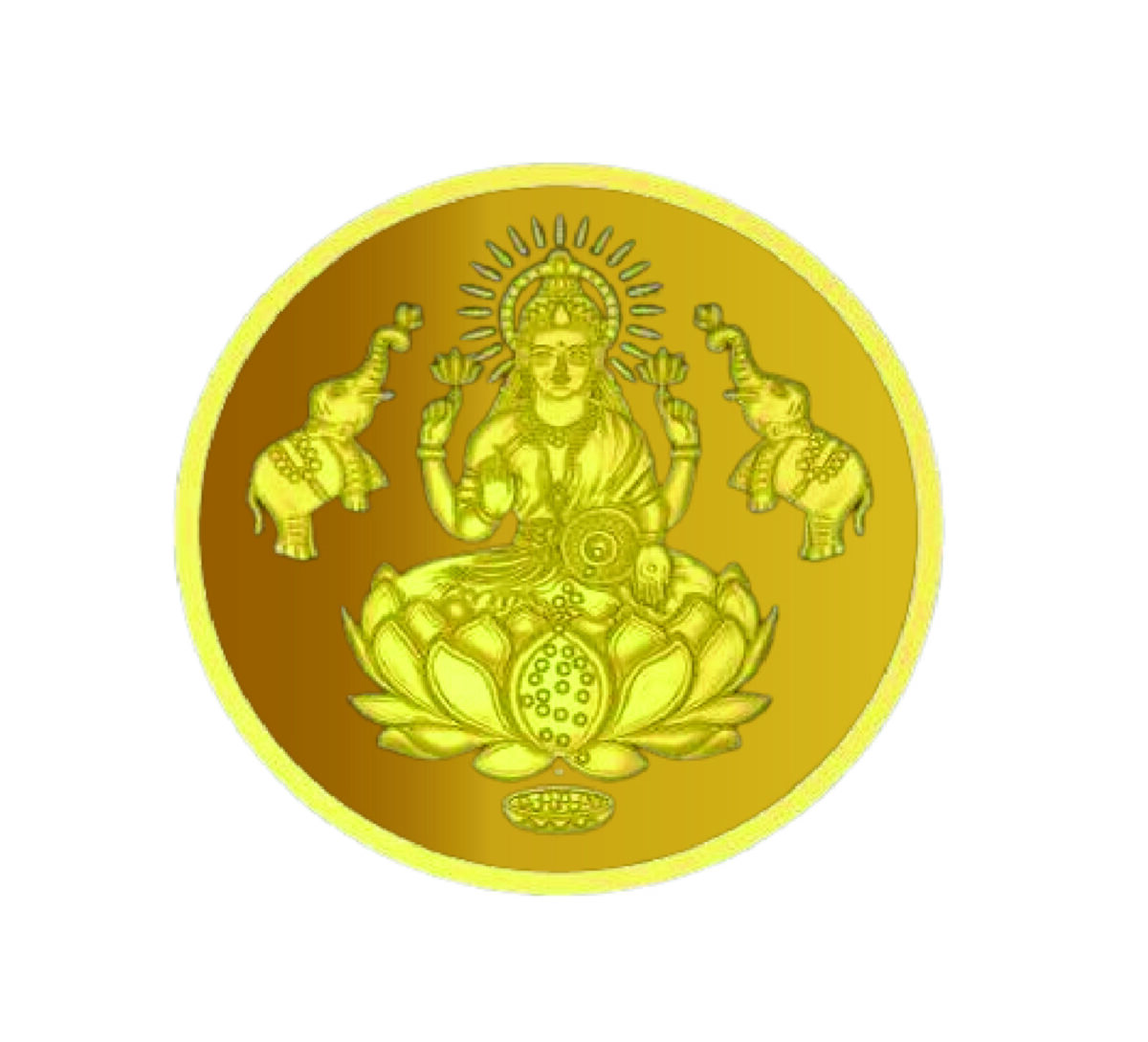 999.9 Pure Lakshmi Ji Gold Coin - Image 1