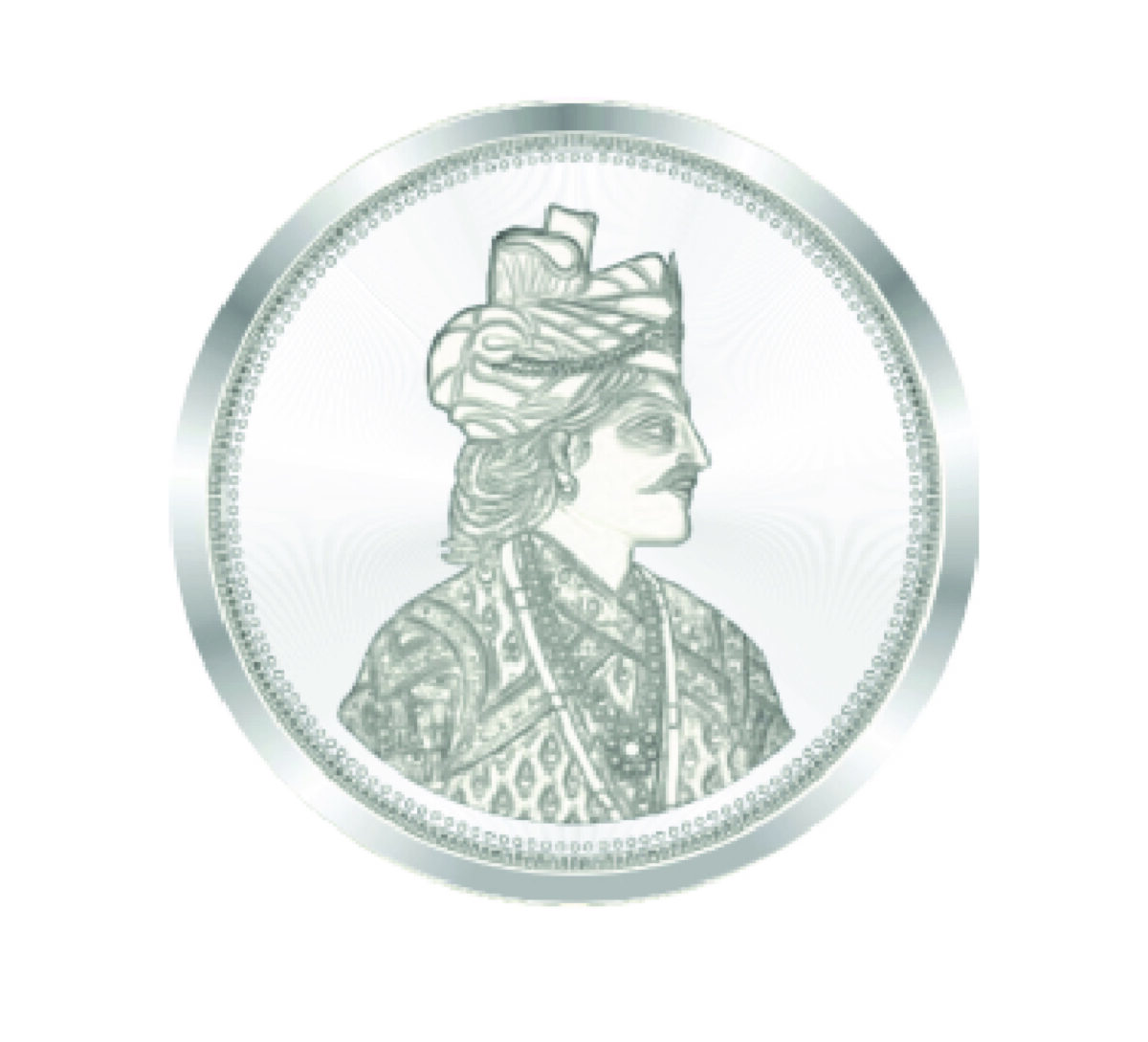 999.9 Pure Raja Silver Coin - Image 1