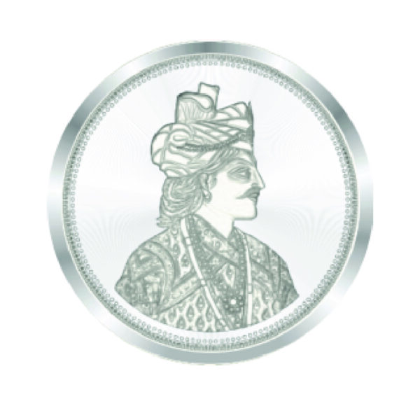 999.9 Pure Raja Silver Coin