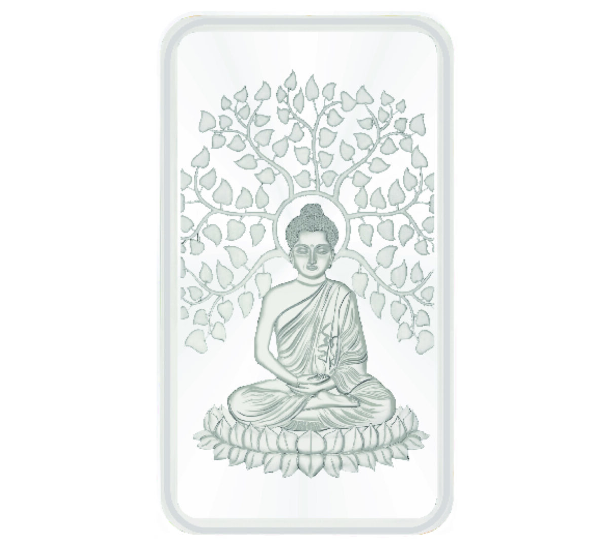 999.9 Pure New Buddha  Silver Bar - Image 1